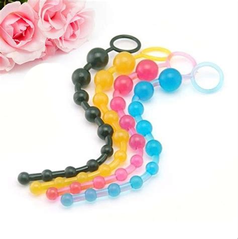 Silicone Anal Butt Beads Chain Plug .